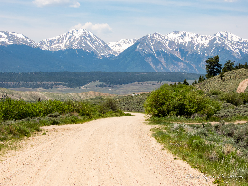 Mt Elbert from Weston Pass Road